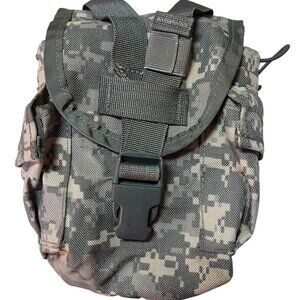 US Military Canteen Pouch 1 QT MOLLE II ACU Digital Camo General Purpose Bag USA